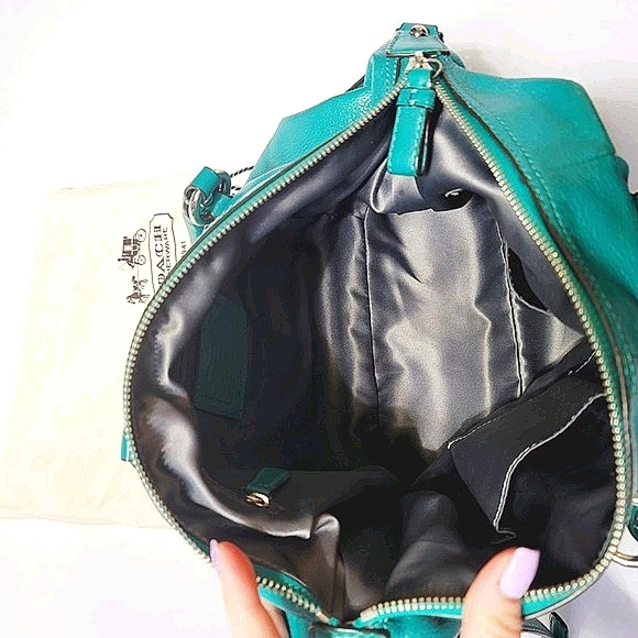 COACH Madison Juliette Satchel Handbag in Jade - Picture 7 of 8